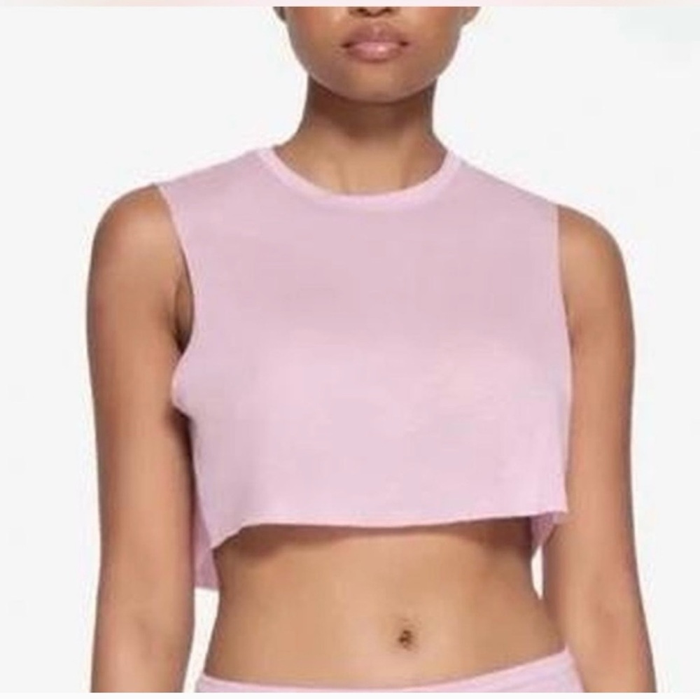 Skims Super Cropped Tank Orchid Small